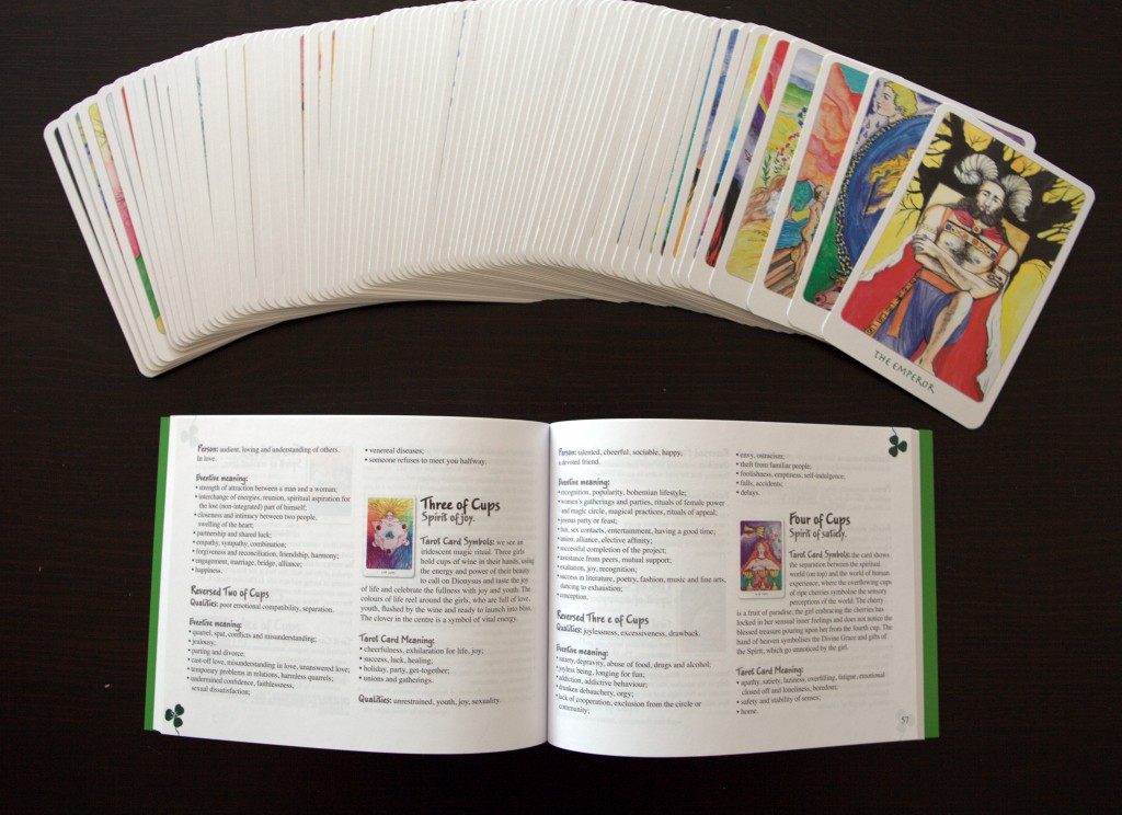 The Clover Tarot with Book