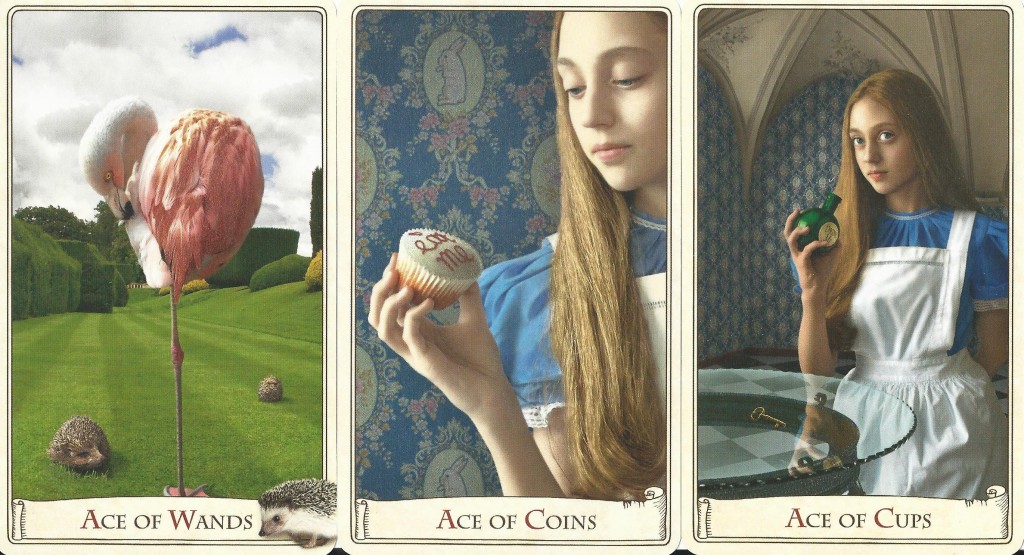 The Alice Tarot Aces