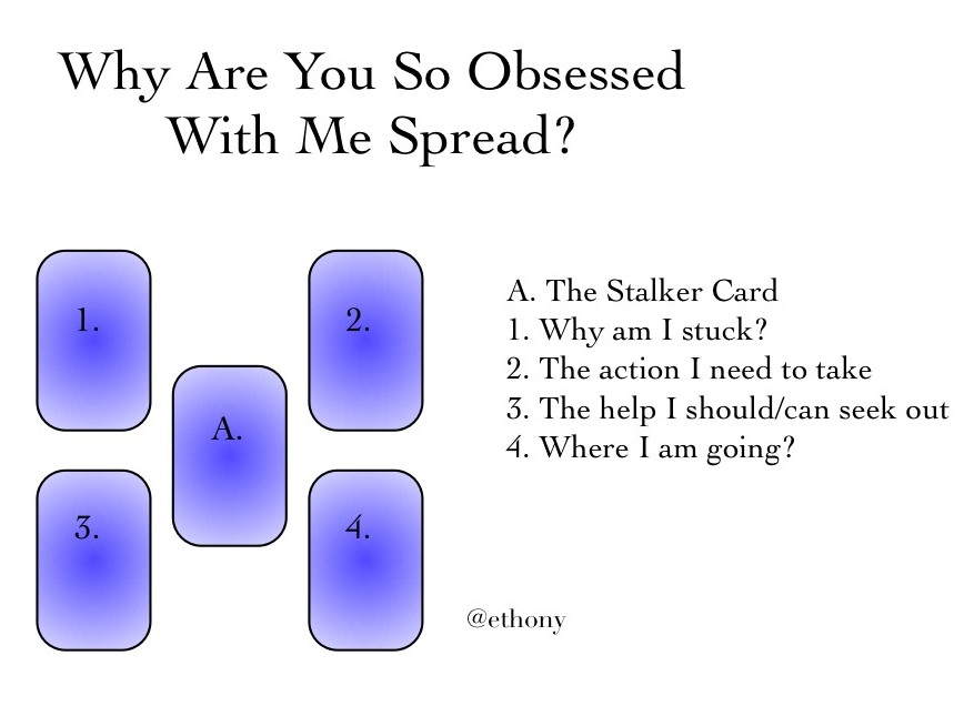 Why Are you So Obsessed With me Tarot Spread