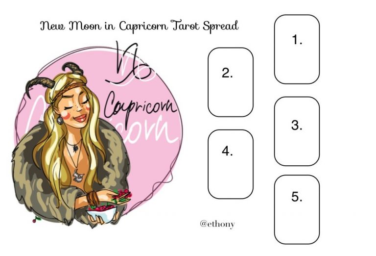 New Moon in Capricorn Tarot Spread