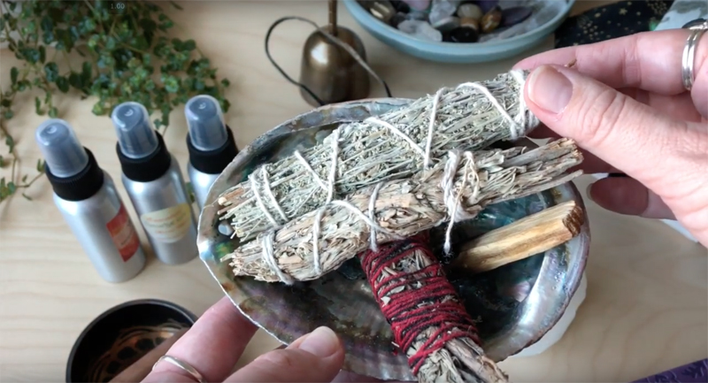 sage and palo santo