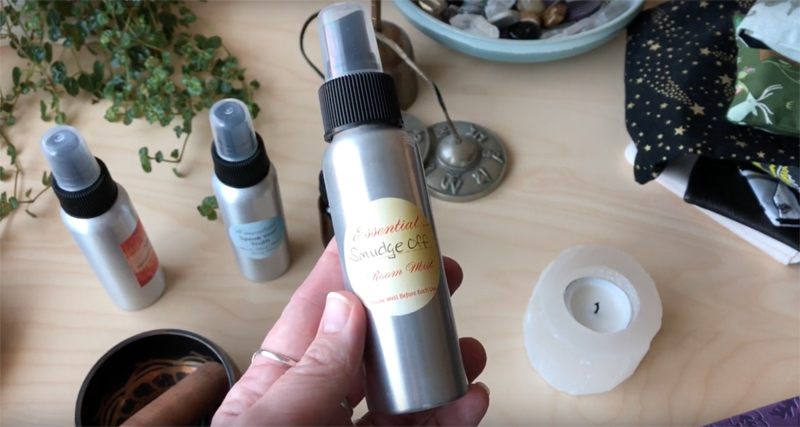 smudge off aura spray